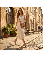 Dámské zlaté polobotky model 22015063 - M. Daszyński