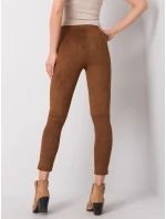Kalhoty 217 SP model 15060780 hnědá - FPrice Kalhoty 217 SP model 15060780 hnědá - FPrice