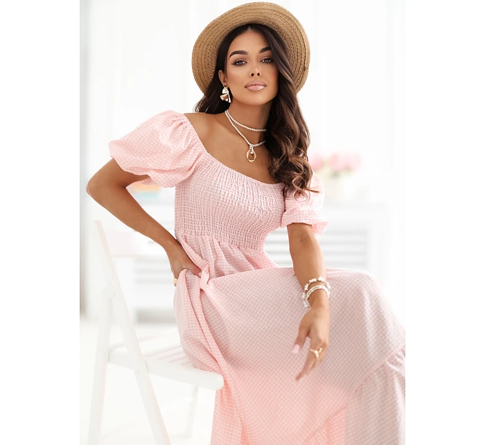 Šaty IR SK 2802.18 broskyňové