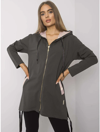 Mikina RV BL 4899.23P, tmavá khaki Mikina RV BL 4899.23P, tmavá khaki