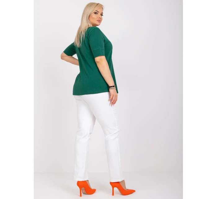 Tričko RV TS 6330.92P tmavo zelená