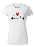 Personalizované dámske tričko s vlastným textom