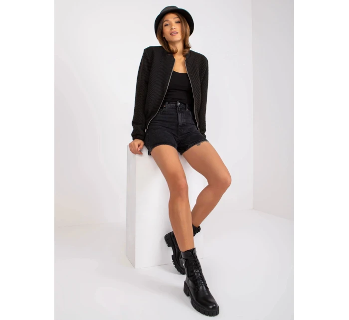 Dámska bunda RV-KR-006.16 čierna - FPrice