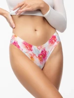 Nohavičky Peony Simple Brasil bielo-červené - Julimex