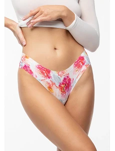 Nohavičky Peony Simple Brasil bielo-červené - Julimex