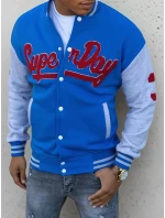 Pánská modrá mikina na zip Dstreet model 21966771 - FashionStreet