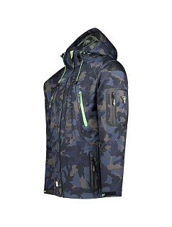 Pánská tmavě modrá softshellová bunda model 22306418 - Geographical Norway
