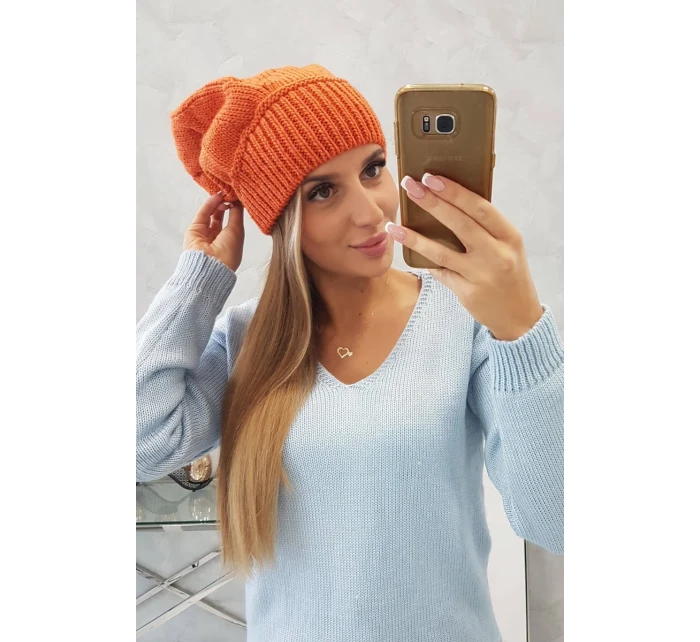 Dámska čiapka Ingrid K371 oranžová