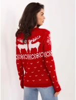 Jumper MI SW 19128.34 červený Jumper MI SW 19128.34 červený