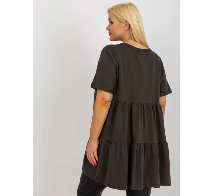 Blúzka RV BZ 7923 1.34P tmavá khaki Blúzka RV BZ 7923 1.34P tmavá khaki