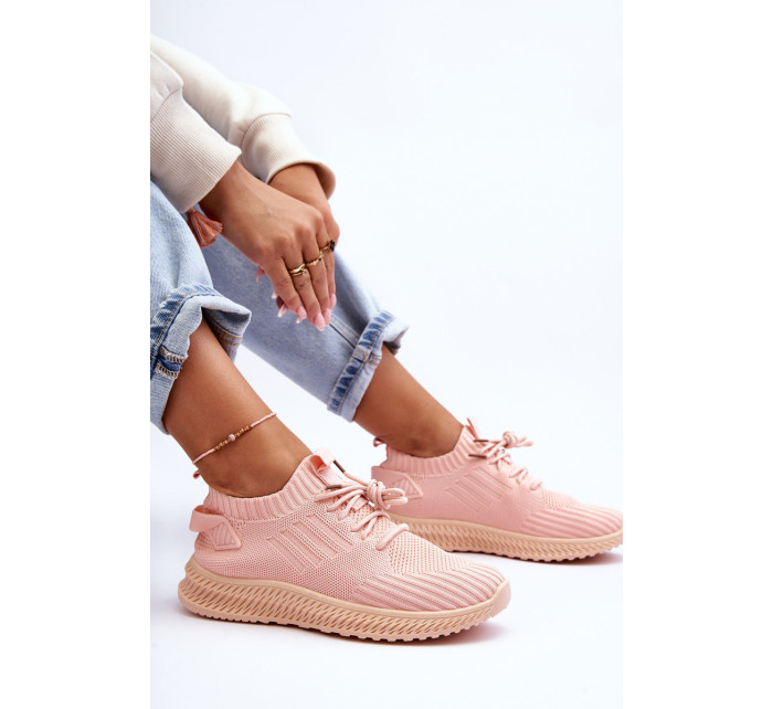 Dámske športové topánky na zips Pink Zauna