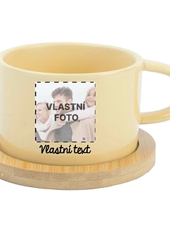 Personalizovaný keramický hrnček „MAKRONKA“ s fotografiou