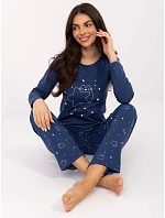 Dámske pyžamo DU PI FP 005.61 modré - FPrice