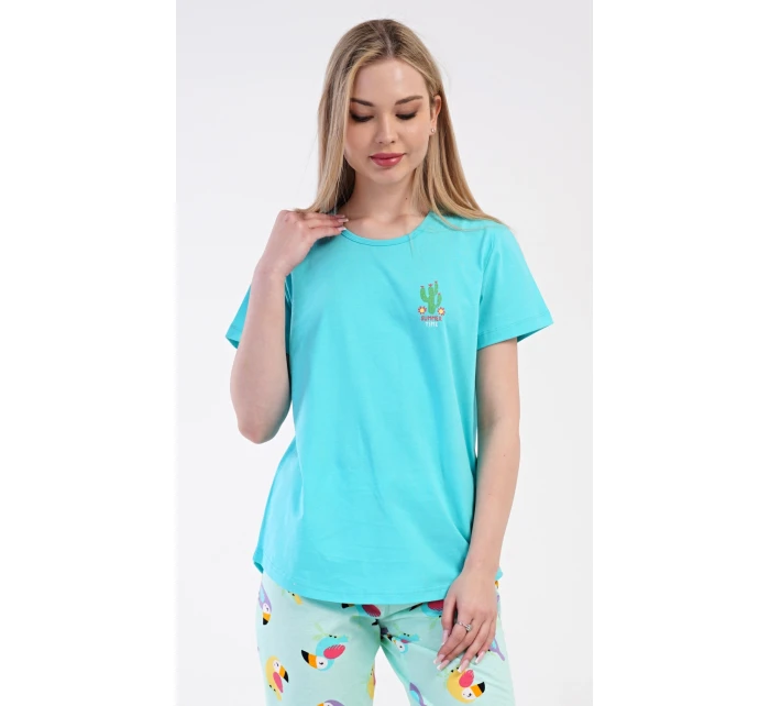 Dámske capri pyžamo Parrot