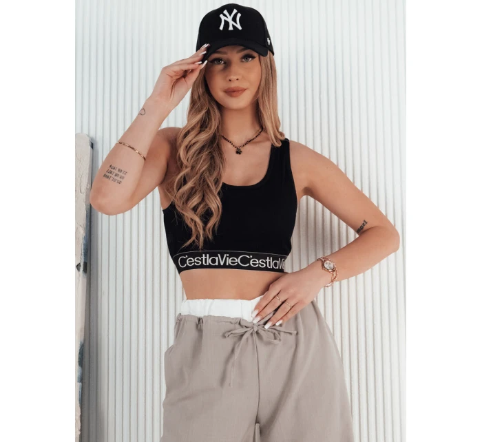 Dámský top black model 21974002 - Dstreet Dámský top black model 21974002 - Dstreet