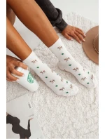 Bavlněné Dámské Ponožky S model 21679035 Bílé - Milena