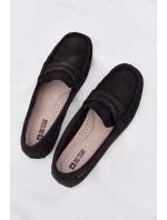 Zamszowe Mokasyny Damskie Big Star RR274948 Czarne