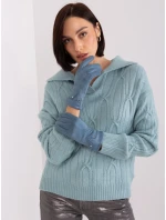 Rękawiczki AT RK model 19040798 szaro niebieski - FPrice