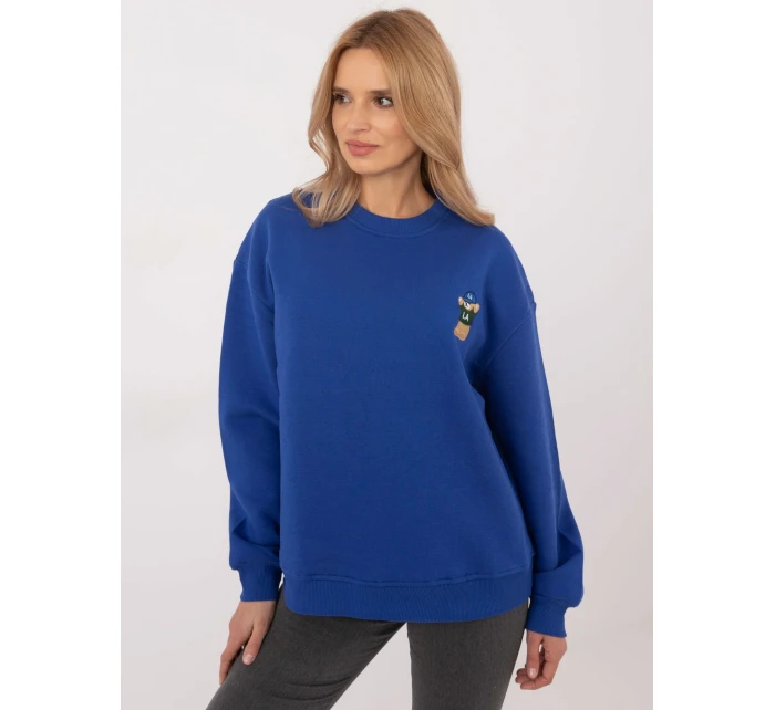 Blúzka CLM BL 1283.19X kobaltovo modrá