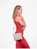 Dámska kabelka Vuch Mini Fossy Suede Creme