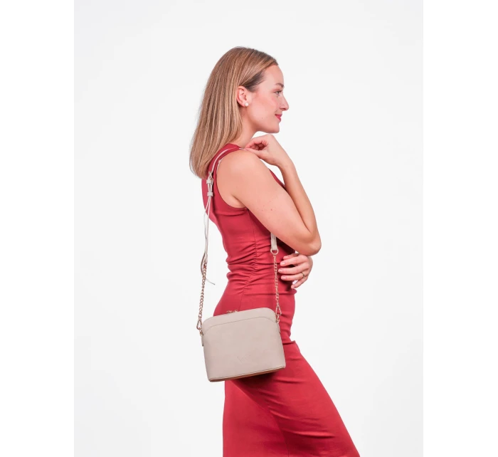 Dámska kabelka Vuch Mini Fossy Suede Creme