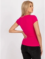 Dámske tričko RV TS 5636.03X vo farbe fuchsiová – FeelGood