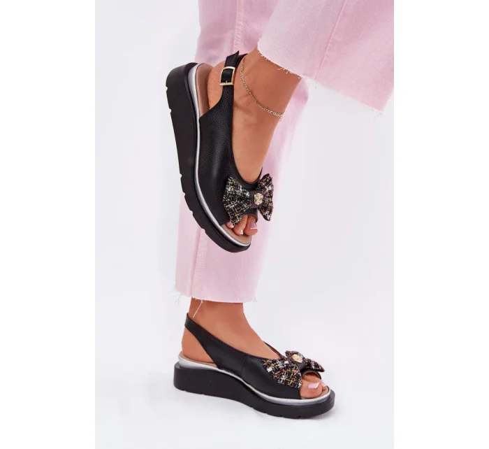 Model topánok na klinoch 214997 Krok v štýle