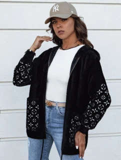 Dámská přechodná bunda z alpaky černá model 21977404 - Dstreet