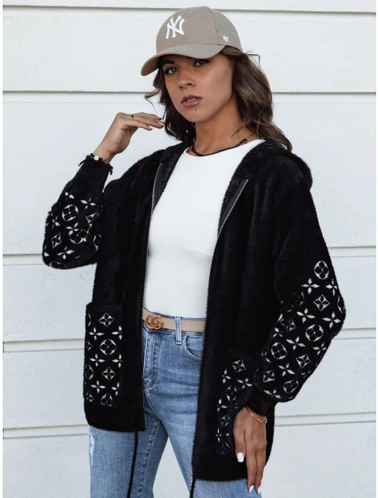 Dámská přechodná bunda z alpaky černá model 21977404 - Dstreet