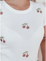 Dámské tričko v barvě  bílá Dstreet model 21988850 - FashionStreet