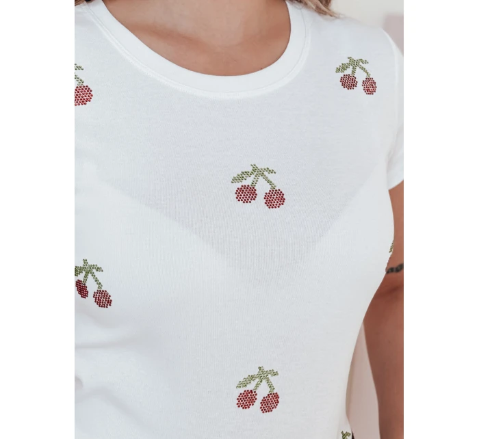 Dámské tričko v barvě  bílá Dstreet model 21988850 - FashionStreet