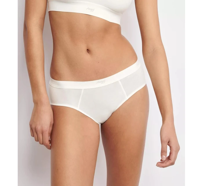 Dámske nohavičky EVER Ease Hipster - WHITE - biela 00GZ - SLOGGI