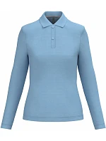 K 244 Dámské piqué polo s dlouhým rukávem model 22507096 sky blue - Kariban K 244 Dámské piqué polo s dlouhým rukávem model 22507096 sky blue - Kariban