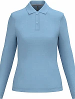 Kariban K 244 Dámske polo tričko s dlhým rukávom z piké 20.K244 sky blue