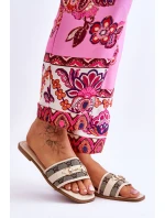 Klasické ploché podpatky Béžové model 21620363 - Boto