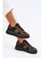 Dámské Kožené Tenisky Na Platformě Daniel Just Dare Černé model 21703393 - Daniel Lopez Just Dare