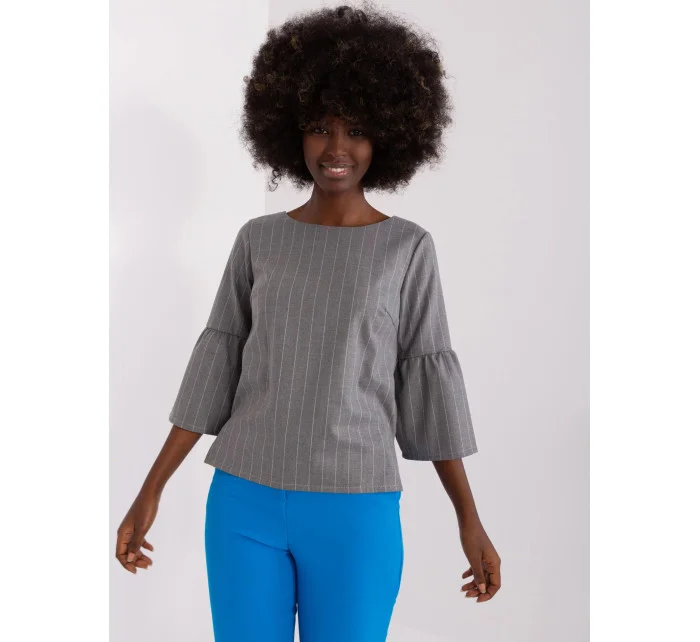 Dámska blúzka LK BZ 506434.33P Grey - FPrice Dámska blúzka LK BZ 506434.33P Grey - FPrice