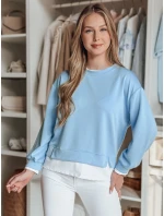 Dámska oversize mikina LUZZIO modrá FashionStreet BY1382