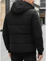 Pánská zimní bunda s kapucí černá Dstreet model 21995287 - FashionStreet