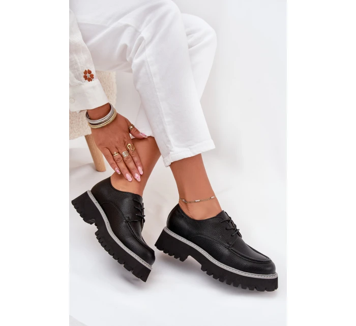 Dámské Mokasíny Se Šněrováním Big Star model 21705295 Černé - Big Star Shoes