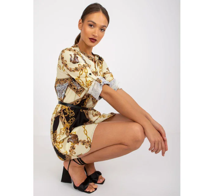 Šaty DHJ SK 5766AB 6.76 svetložltá