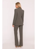 Blejzr s khaki barva model 21319159 - STYLOVE Blejzr s khaki barva model 21319159 - STYLOVE