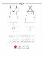 Romantická košieľka 854 - CHE - Obsessive