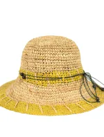 Dámsky horčicový klobúk - Art Of Polo CZ21148-6 jedna veľkosť one size