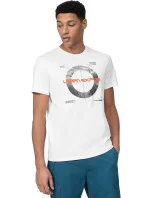 Pánske tričko H4L22-TSM014-10S biele - 4F