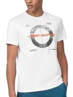 Pánske tričko H4L22-TSM014-10S biele - 4F S