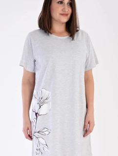 Dámská noční košile Nicol Šedá s potiskem - Vienetta