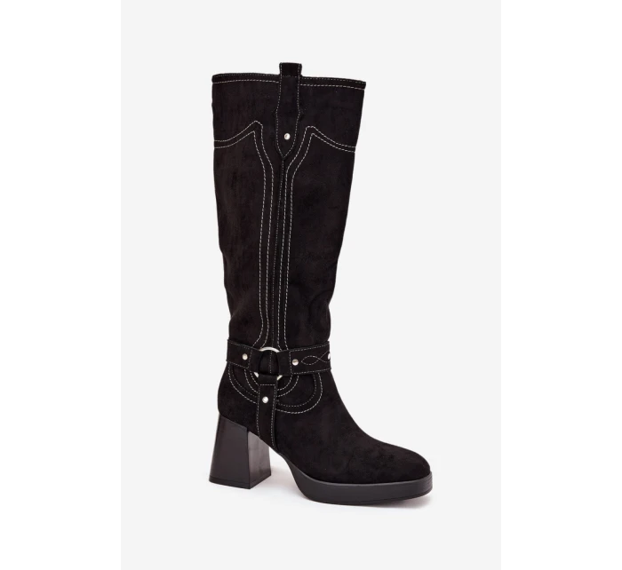 Topánky na podpätku model 216796 Krok vo veľkom štýle