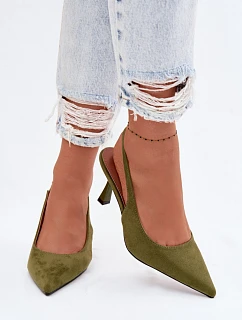 Sandále na podpätku model 226918 Vykročte štýlovo