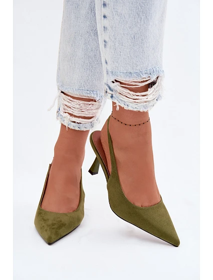 Sandále na podpätku model 226918 Vykročte štýlovo